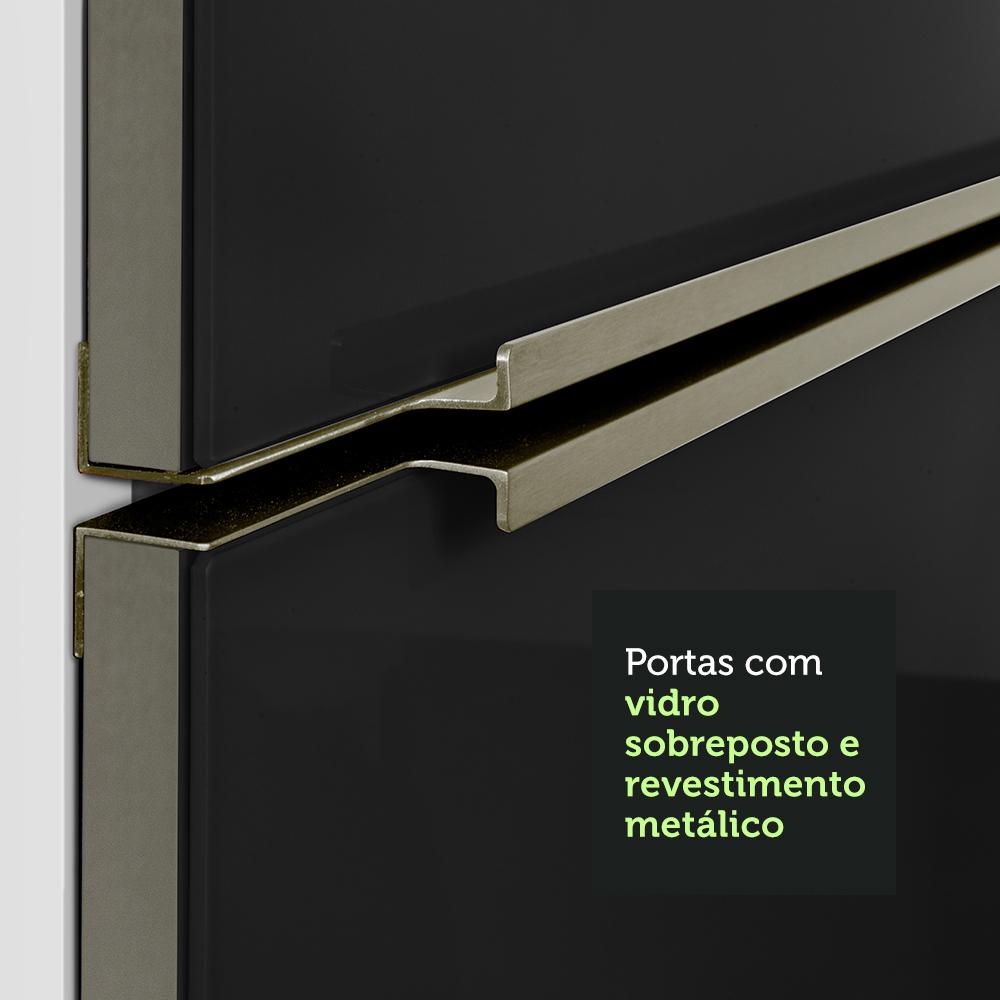 Foto 8 pulgar | Mueble De Cocina Puerta-refrigerador Madesa Lux Bn