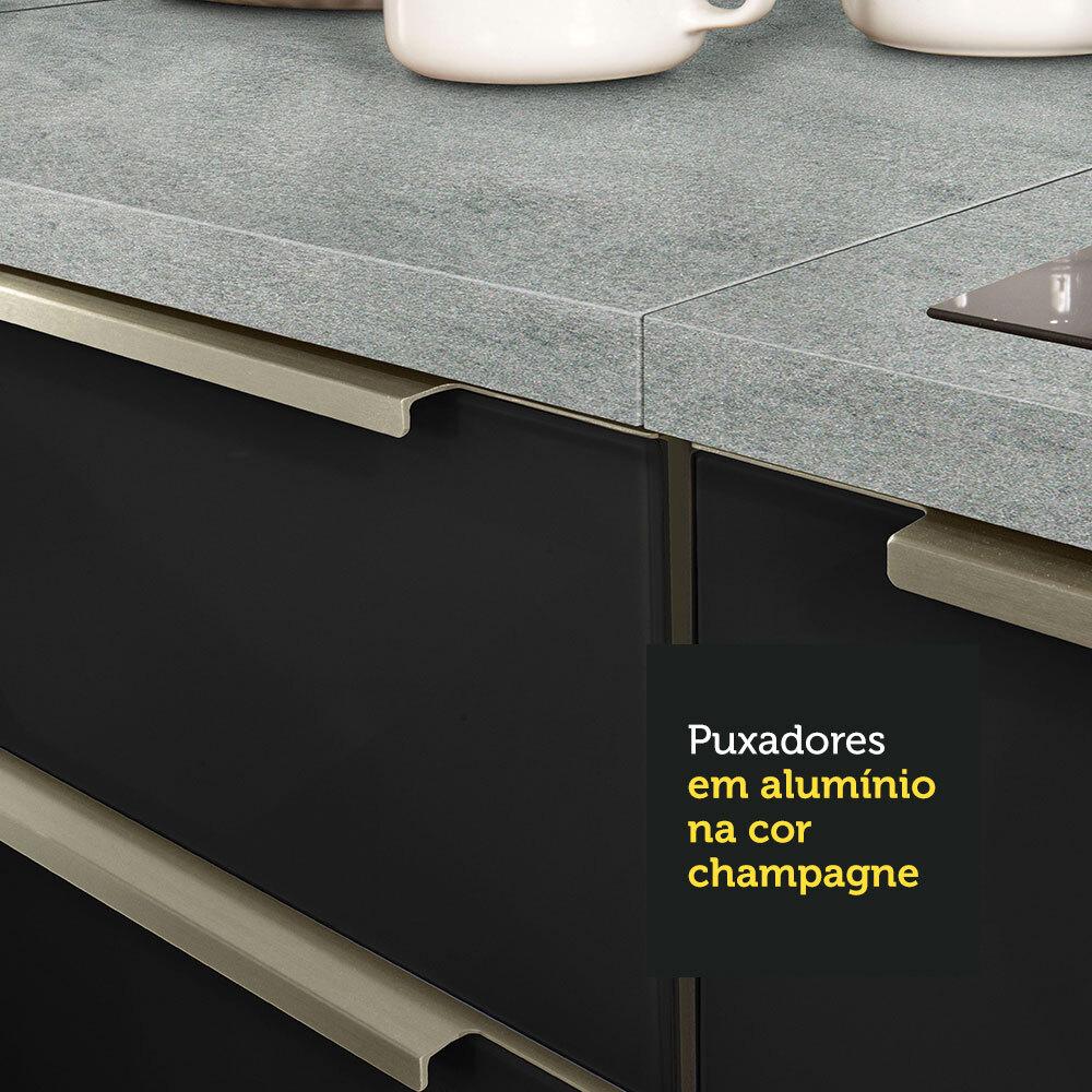 Foto 9 pulgar | Mueble De Cocina Puerta-refrigerador Madesa Lux Bn