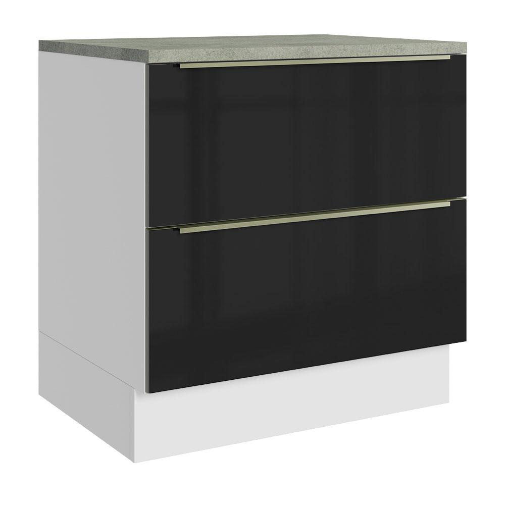 Foto 2 pulgar | Gabinete Bajo Cocina Madesa Lux 60cm Con Encimera Bn