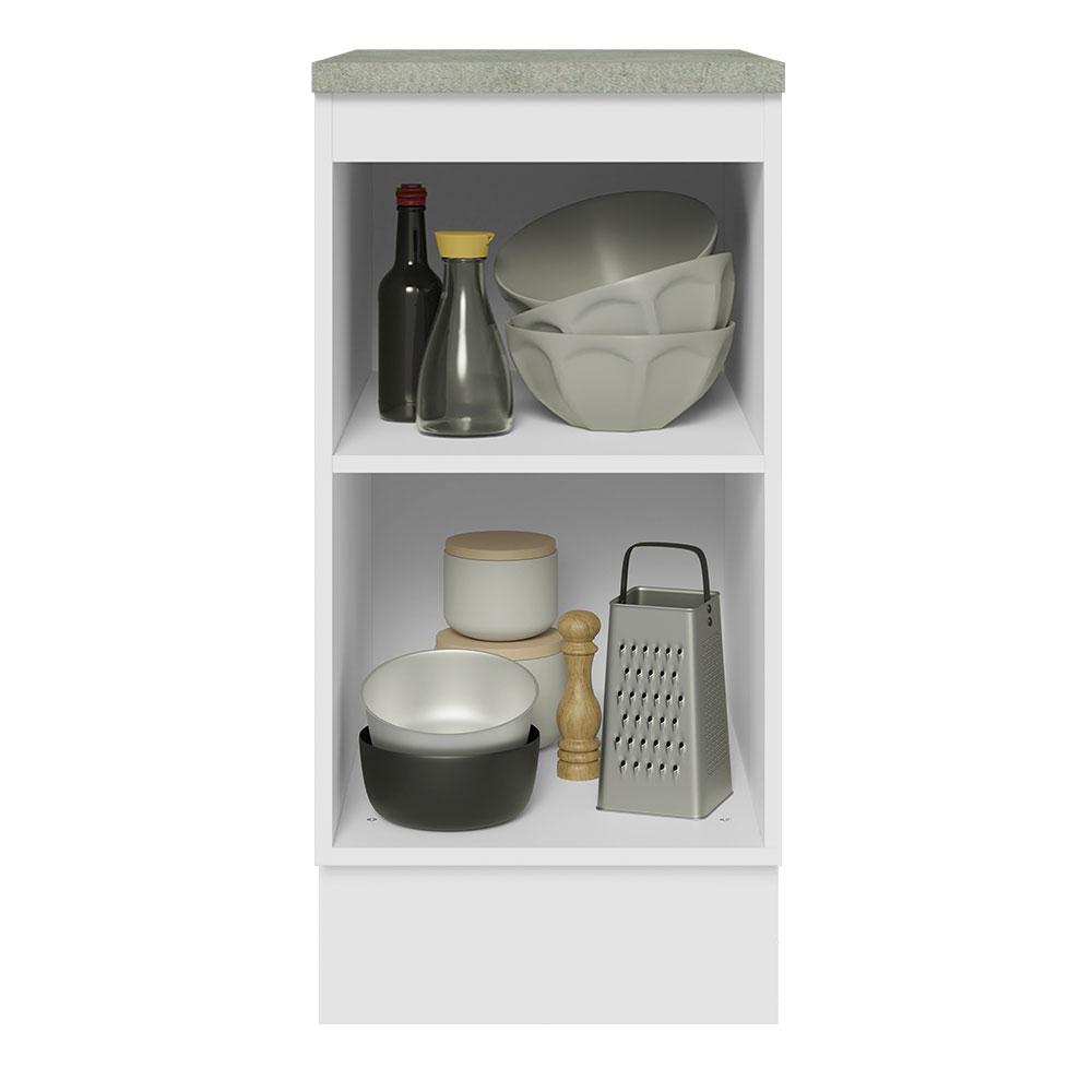 Foto 5 pulgar | Gabinete Bajo Cocina Madesa Lux 40cm Con Encimera Bn