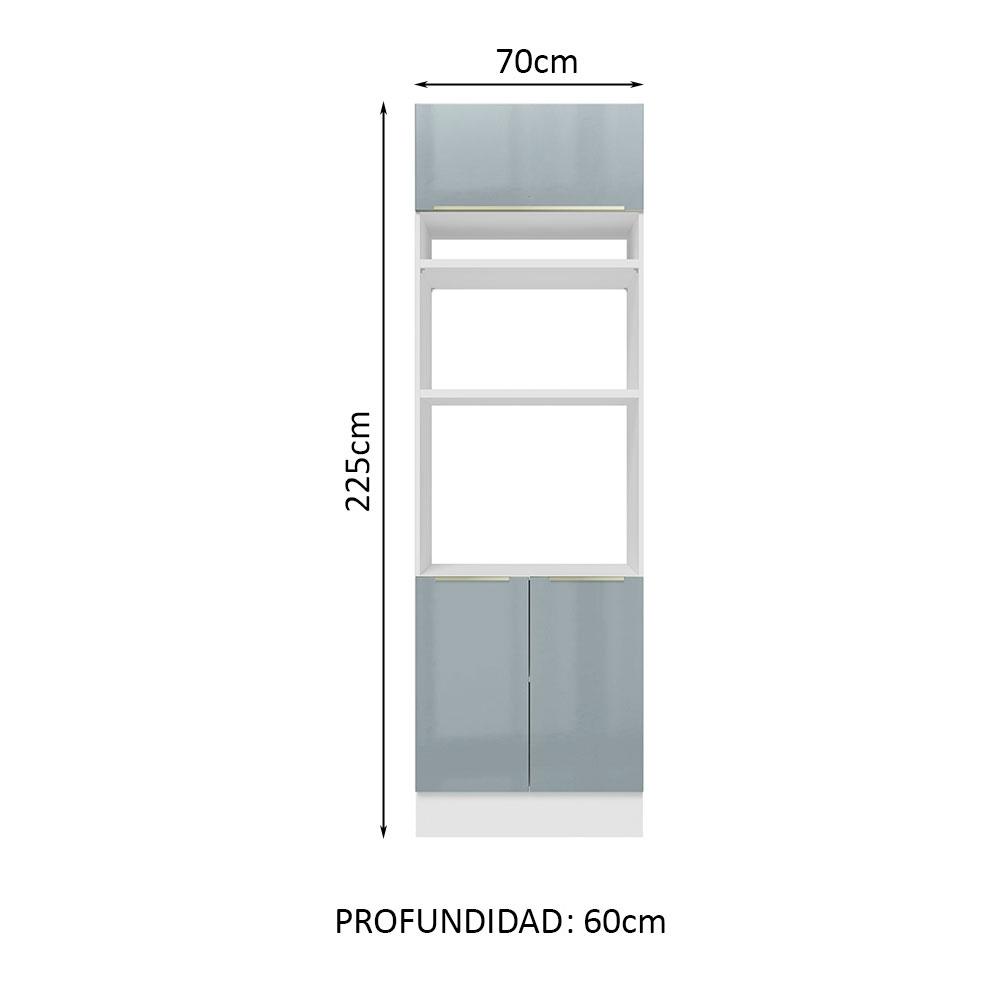 Foto 3 pulgar | Alacena De Cocina Para Horno Madesa Lux 70cm Bg