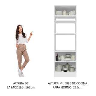 Foto 6 | Alacena De Cocina Para Horno Madesa Lux 70cm Bg