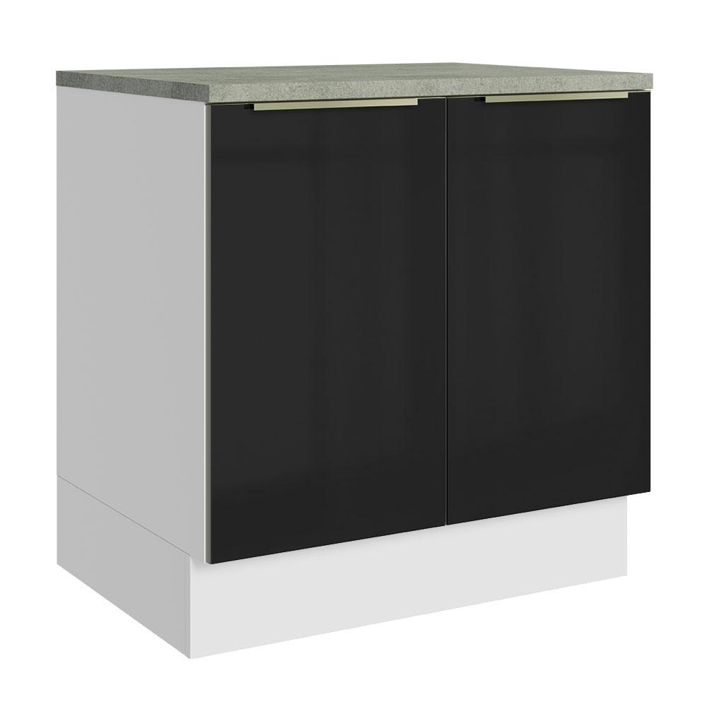 Foto 2 pulgar | Gabinete Bajo Cocina Madesa Lux 80cm Con Encimera Bn