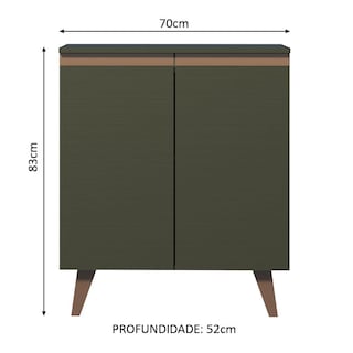 Foto 2 | Gabinete Bajo Cocina Madesa Reims 70cm Nn