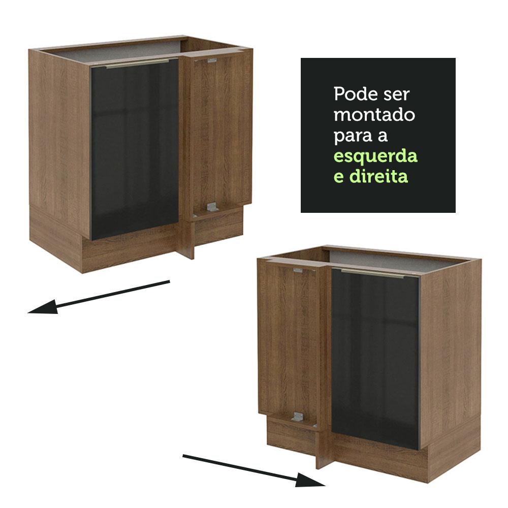 Foto 8 pulgar | Gabinete Bajo Esquina Cocina Madesa Lux 80cm Sin Encimera Mn