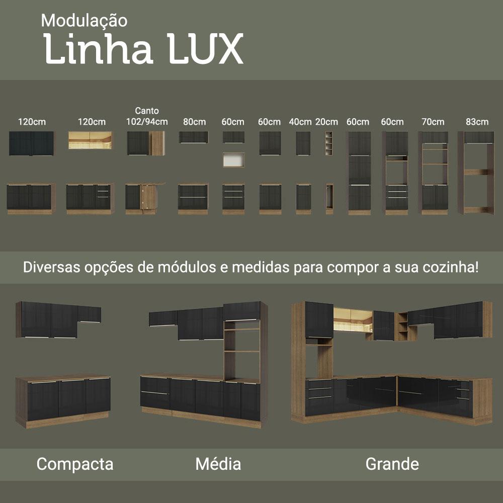 Foto 8 | Alacena Gabinete Superior Cocina Madesa Lux 120cm Mn