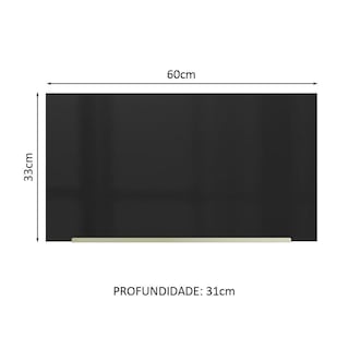 Foto 2 | Alacena Gabinete Superior Cocina Madesa Lux 60cm Bn