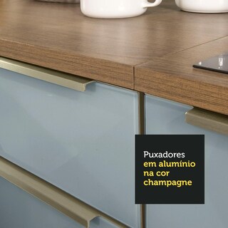 Foto 8 | Gabinete Bajo Cocina Madesa Lux 60cm Con Encimera Marrongris