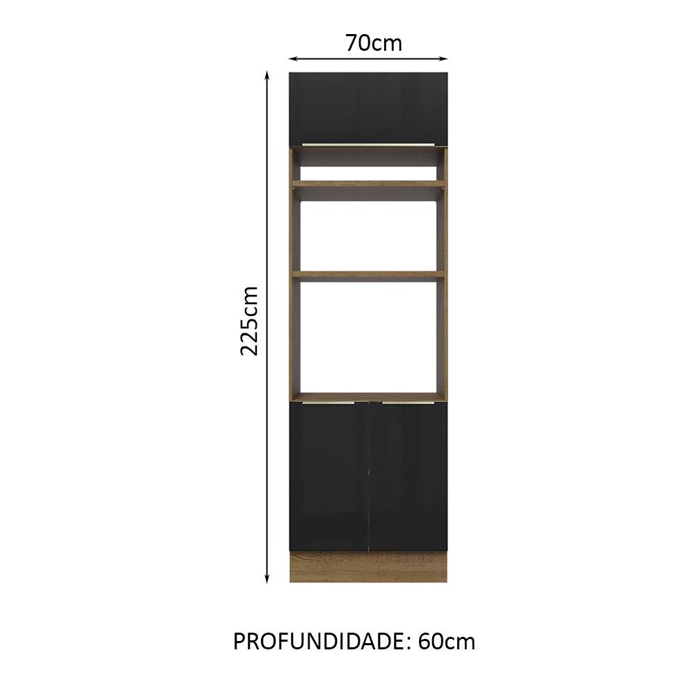 Foto 2 | Alacena De Cocina Para Horno Madesa Lux 70cm Mn