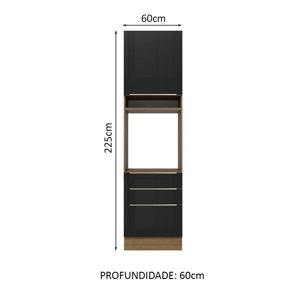 Foto 3 pulgar | Alacena De Cocina Para Horno Madesa Lux 60cm Mn