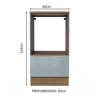 Foto 2 | Mueble Para Horno Y Microondas Madesa Lux Con Encimera Mg