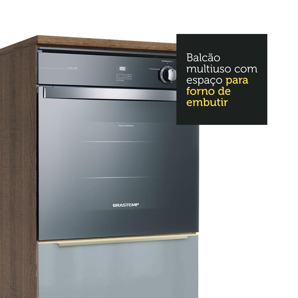 Foto 7 pulgar | Mueble Para Horno Y Microondas Madesa Lux Con Encimera Mg