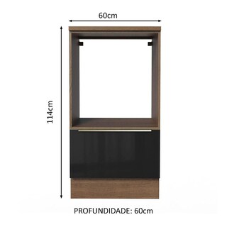 Foto 2 | Mueble Para Horno Y Microondas Madesa Lux Con Encimera Mn