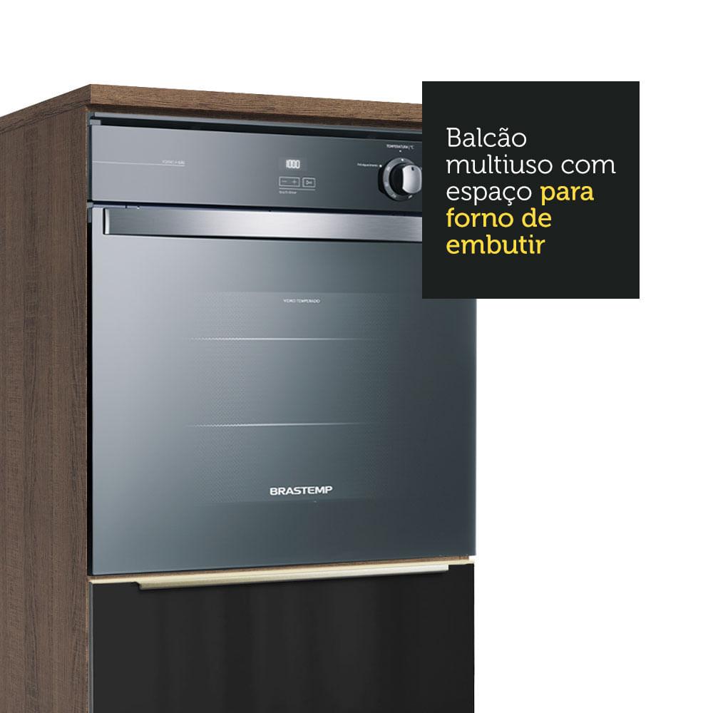 Foto 7 pulgar | Mueble Para Horno Y Microondas Madesa Lux Con Encimera Mn