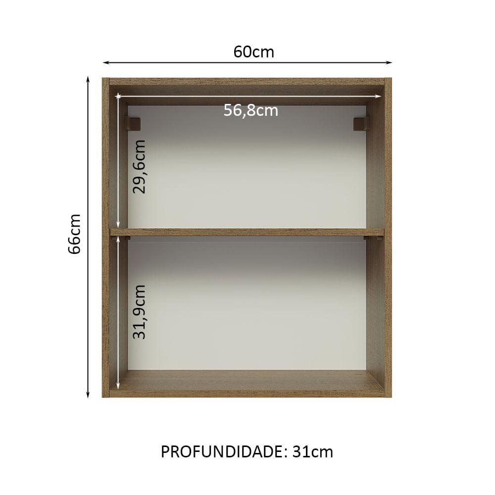 Foto 3 | Alacena Gabinete Superior Cocina Madesa Lux 60cm Mg