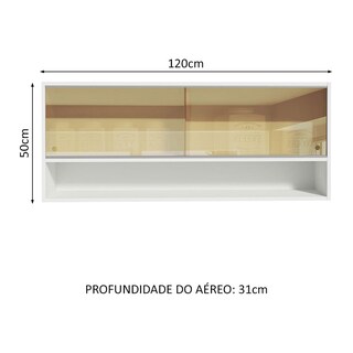Foto 2 | Alacena Gabinete Superior Cocina Madesa Glamy Lux Y Reims Bb