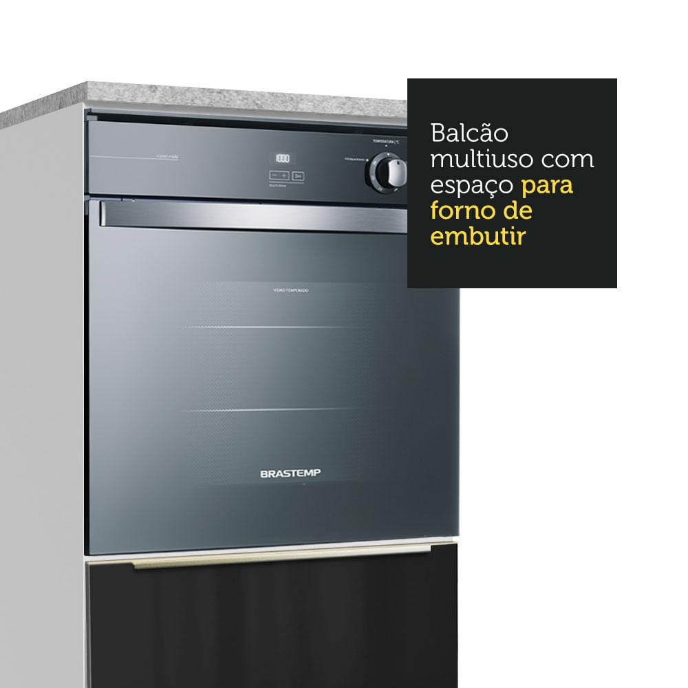 Foto 7 pulgar | Mueble Para Horno Y Microondas Madesa Lux Con Encimera Bn