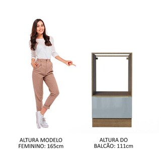 Foto 5 | Mueble Para Horno Y Microondas Madesa Lux Sin Encimera Mg