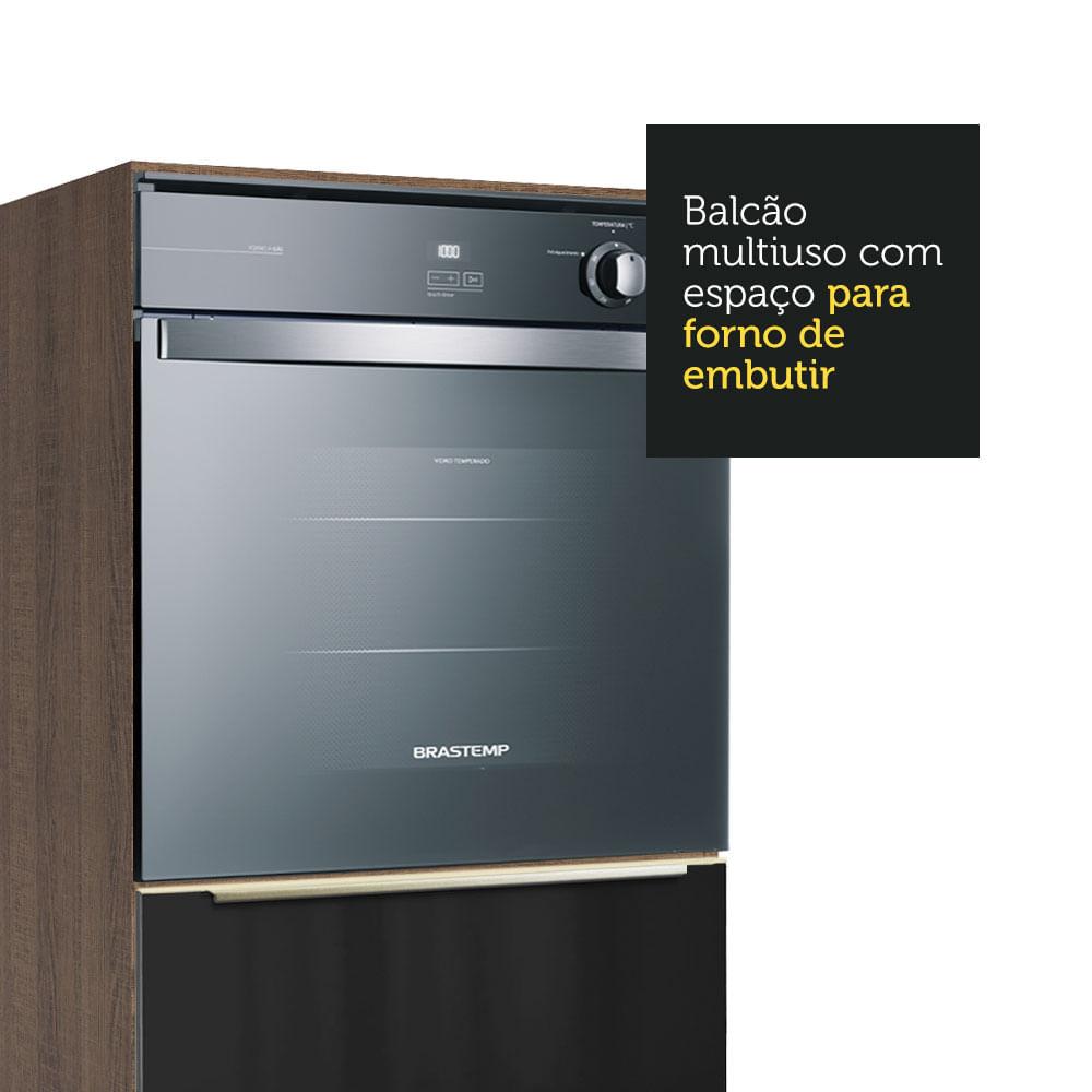 Foto 7 pulgar | Mueble Para Horno Y Microondas Madesa Lux Sin Encimera Mn