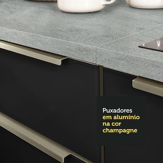 Foto 8 | Madesa Gabinete Bajo De Cocina Para Fregadero De 120 Cm 2 Puertas Lux Blanco/negro
