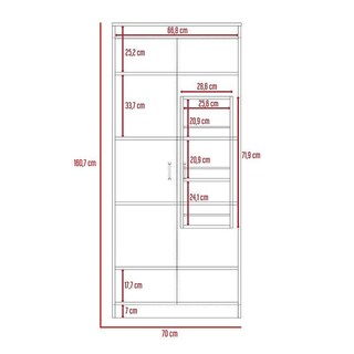 Foto 8 | Combo Texy Incluye Alacena y Barra de Cocina Virtual Muebles