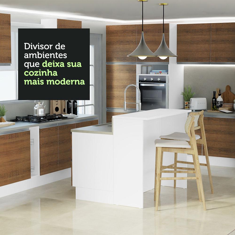 Foto 6 | Isla De Cocina Con Encimera Y Mostrador Madesa Glamy Bm 01