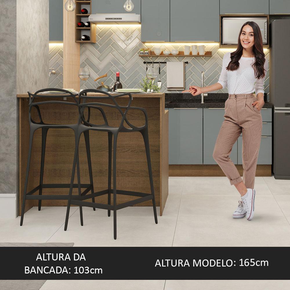 Foto 5 pulgar | Isla De Cocina Con Encimera Y Mostrador Madesa Glamy 120cm Mg