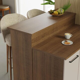 Foto 6 | Isla De Cocina Con Encimera Y Mostrador Madesa Ágata 120cm Mc