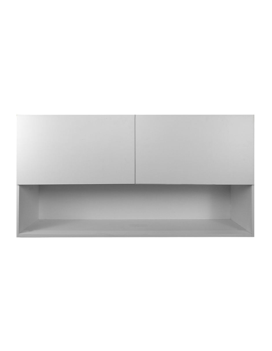 Foto 2 pulgar | Gabinete Alacena Superior Minimalista Con Puertas Y Estantes Loto