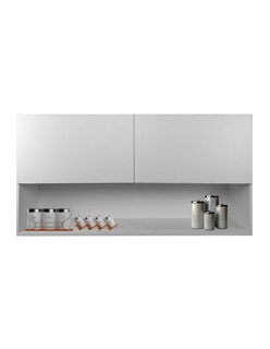 Foto 8 | Gabinete Alacena Superior Minimalista Con Puertas Y Estantes Loto
