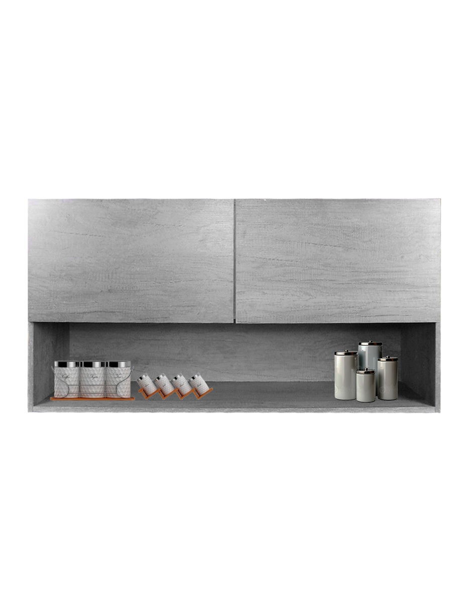 Foto 9 pulgar | Gabinete Alacena Superior Minimalista Con Puertas Y Estantes Loto