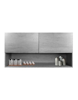 Foto 8 | Gabinete Alacena Superior Minimalista Con Puertas Y Estantes Loto