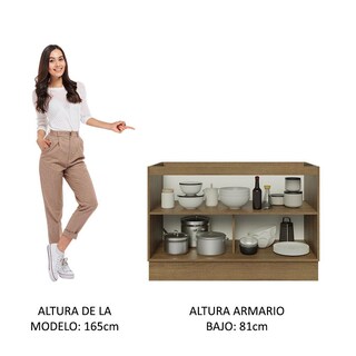 Foto 5 | Gabinete Bajo Cocina Madesa Lux Con Acessorios Y Tarja Mn