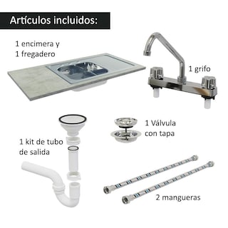 Foto 4 | Gabinete Bajo Cocina Madesa Lux Con Acessorios Y Tarja Bn 01