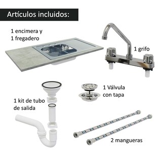 Foto 4 | Gabinete Bajo Cocina Madesa Lux Con Acessorios Y Tarja Bg 02