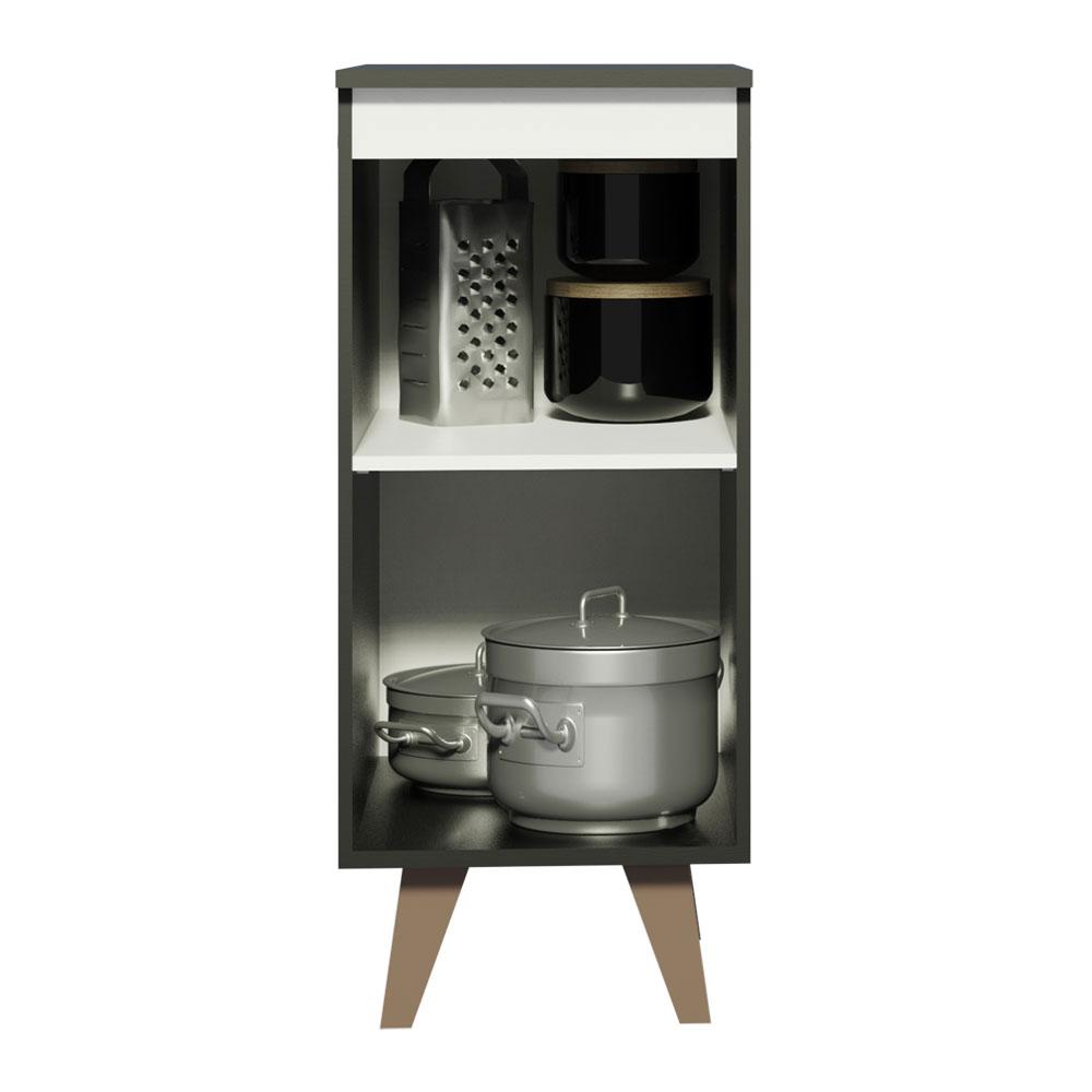Foto 5 pulgar | Gabinete Bajo Cocina Madesa Reims 35cm Negro