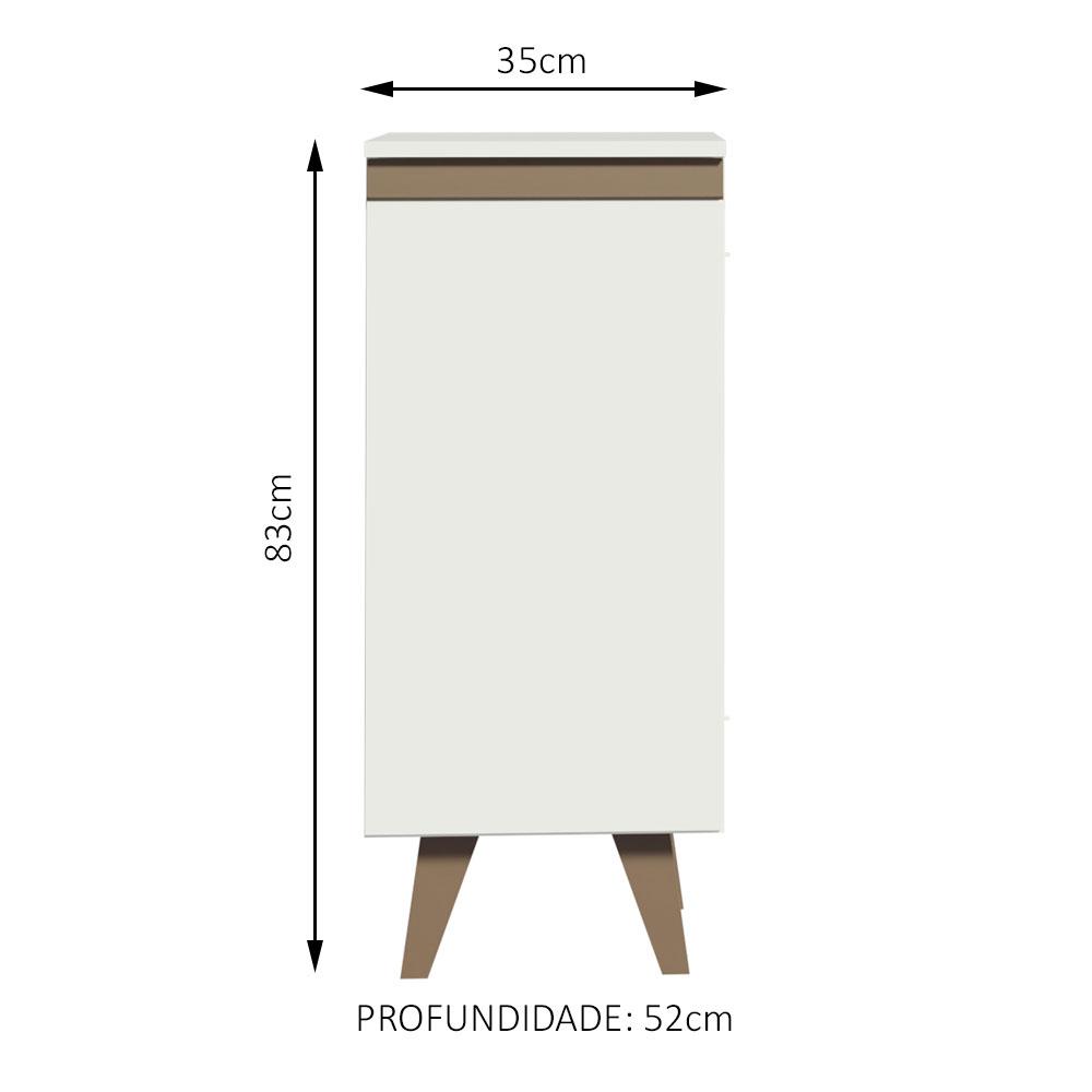 Foto 2 | Gabinete Bajo Cocina Madesa Reims 35cm Blanco