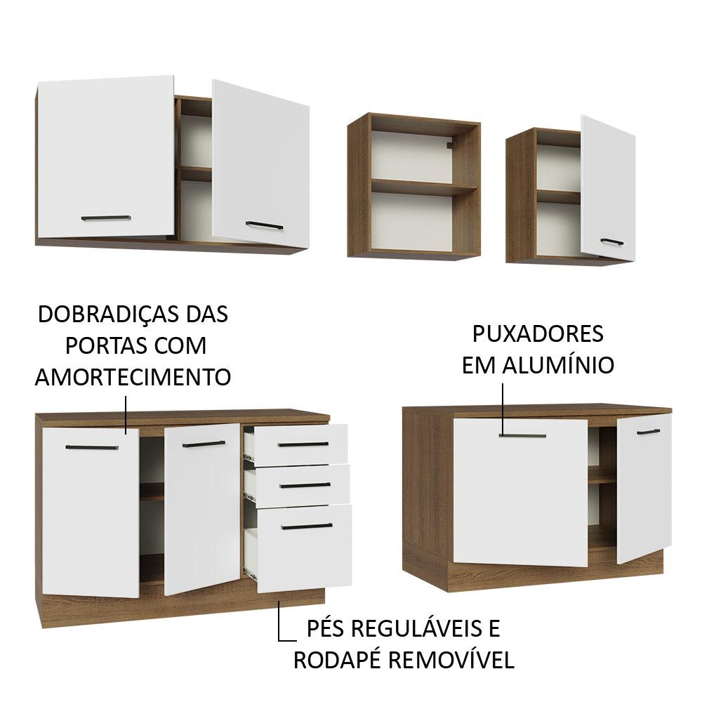 Foto 5 pulgar | Cocina Integral Completa Modular Madesa Agata 240cm Mb 02