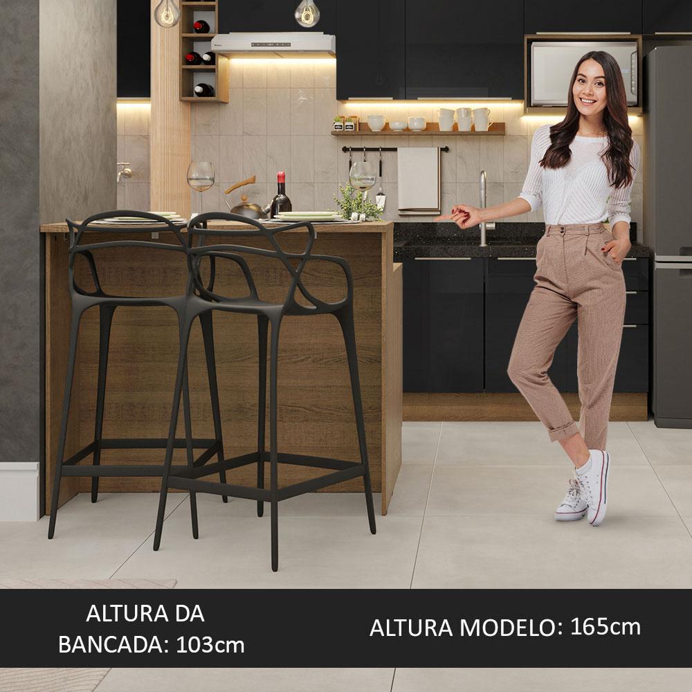 Foto 5 pulgar | Isla De Cocina Con Encimera Y Mostrador Madesa Lux 120cm Mn