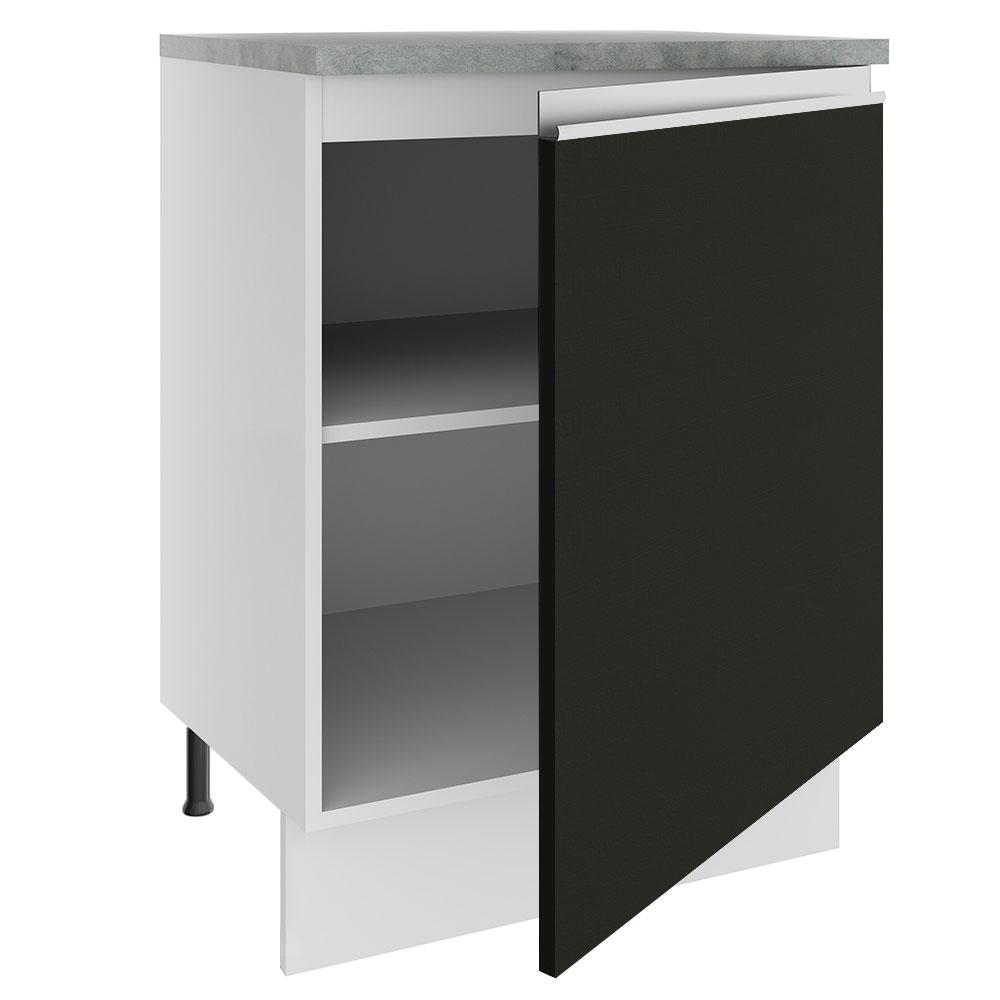 Foto 5 pulgar | Gabinete Bajo Cocina Madesa Glamy 60cm Con Encimera Bn