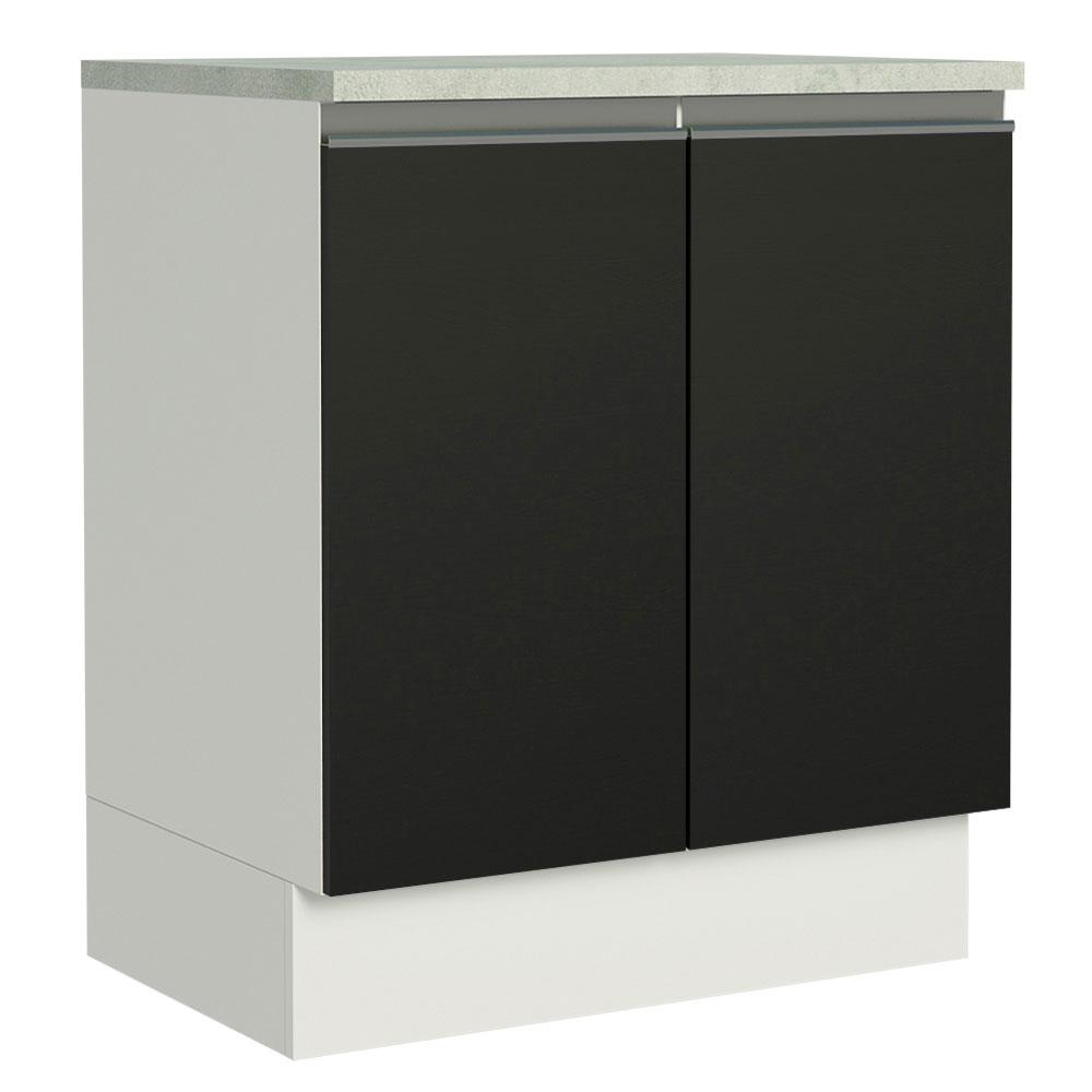 Foto 2 pulgar | Gabinete Bajo Cocina Madesa Glamy 70cm Bn