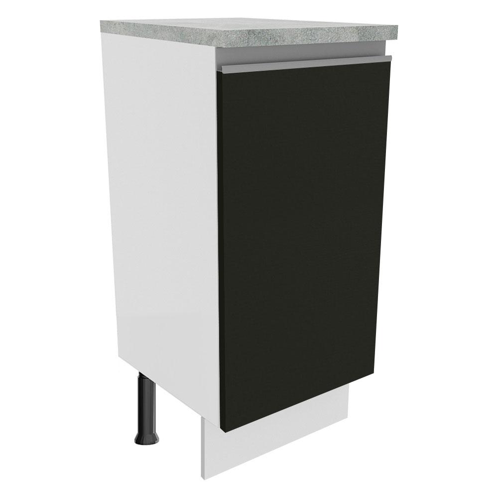 Gabinete Bajo Cocina Madesa Glamy 35cm 1 Puerta Bn