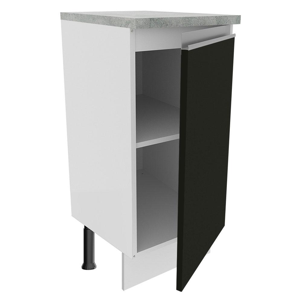 Foto 5 pulgar | Gabinete Bajo Cocina Madesa Glamy 35cm 1 Puerta Bn