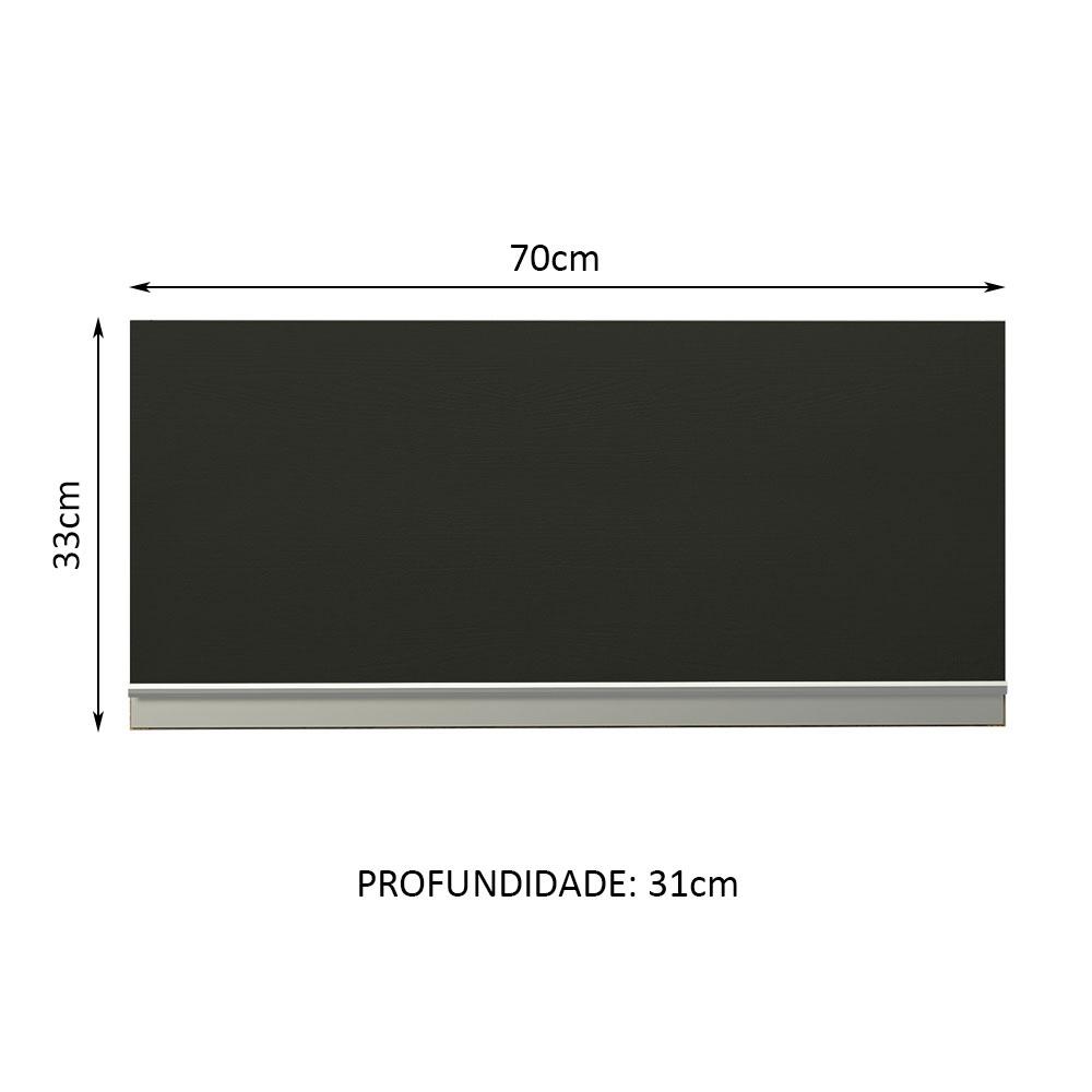 Foto 3 pulgar | Alacena Gabinete Superior Cocina Glamy 70cm Mn 01