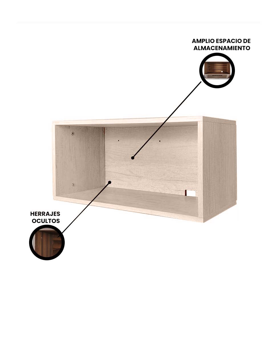 Foto 7 | Alacena Alta Sobre Campana Para Cocina Integral