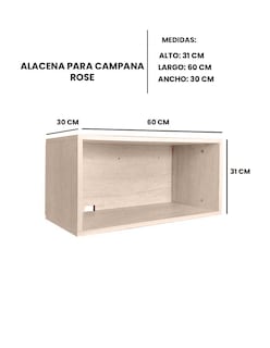 Foto 8 | Alacena Alta Sobre Campana Para Cocina Integral