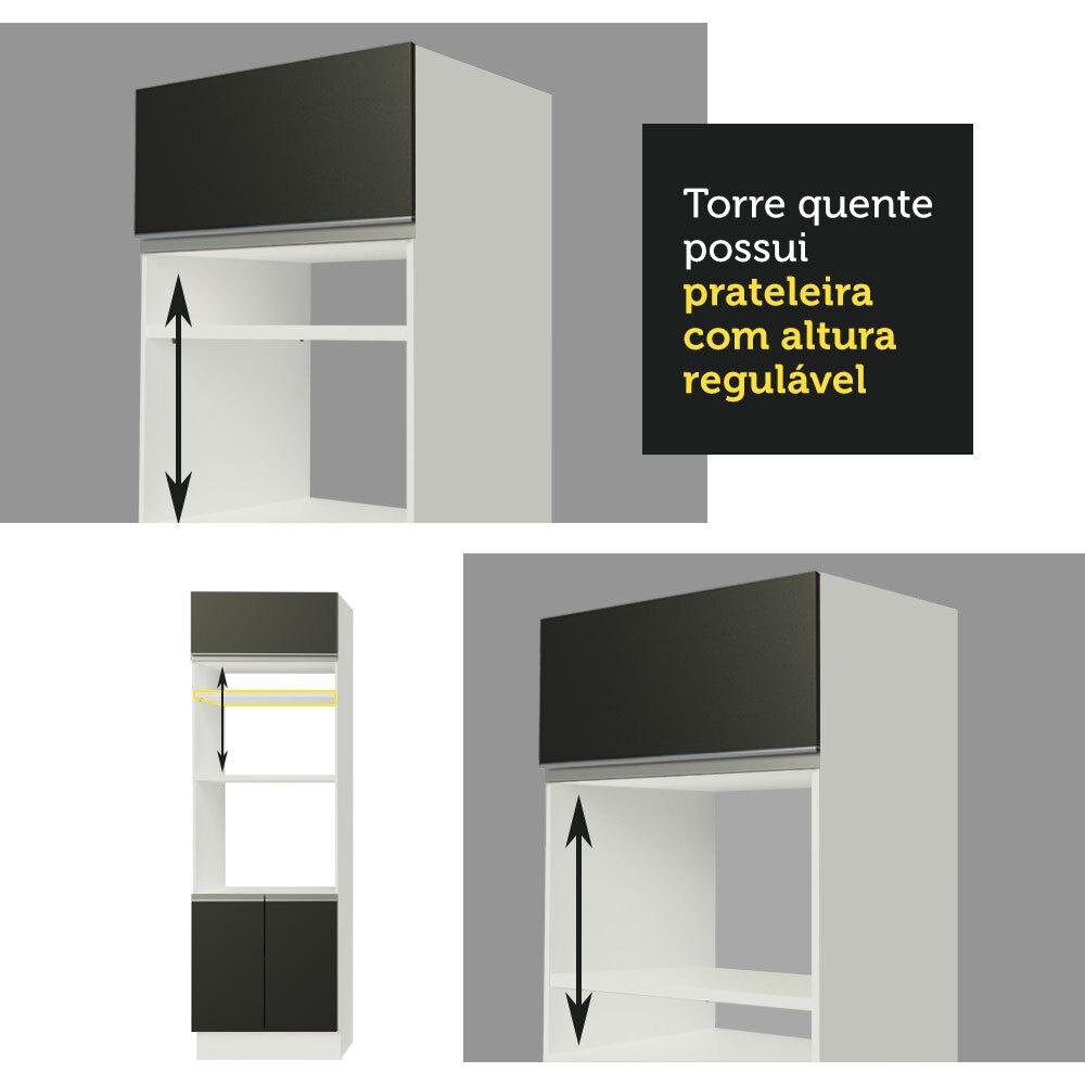 Foto 7 | Despensero Alacena Multiuso Organizador Madesa 3 Puertas Bn