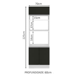 Foto 2 | Despensero Alacena Multiuso Organizador Madesa 3 Puertas Bn1