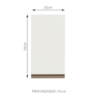 Foto 2 | Alacena Gabinete Superior Cocina Madesa Reims 35cm Bb 01