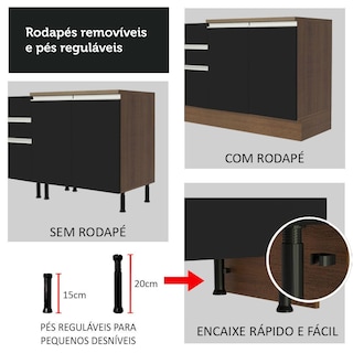 Foto 8 | Despensero Alacena Multiuso Organizador Madesa 3 Puertas 02
